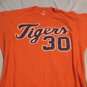 Tigers Ordonez #30 Orange T-shirt XL
